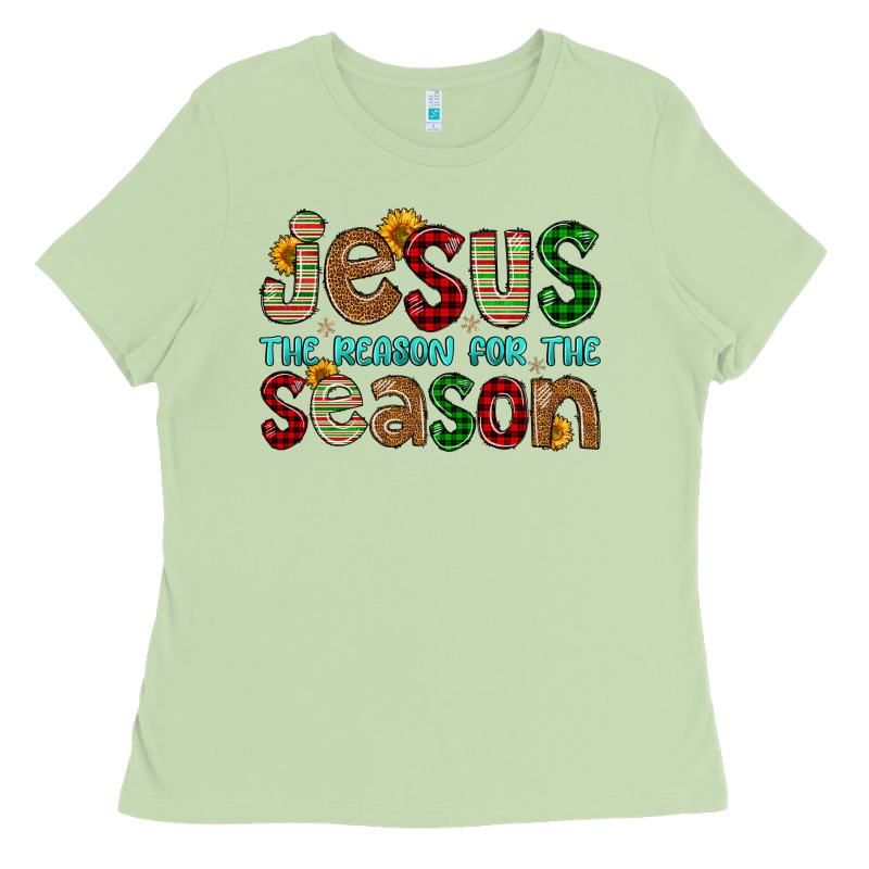 Jesus The Reason For The Season Ladies Tee by FaDigitalArtStudio | Teevron