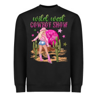 Black wild west cowboy show Heavyweight Sweatshirt - NancyCooperArtShop