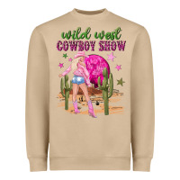 Mushroom wild west cowboy show Heavyweight Sweatshirt - NancyCooperArtShop