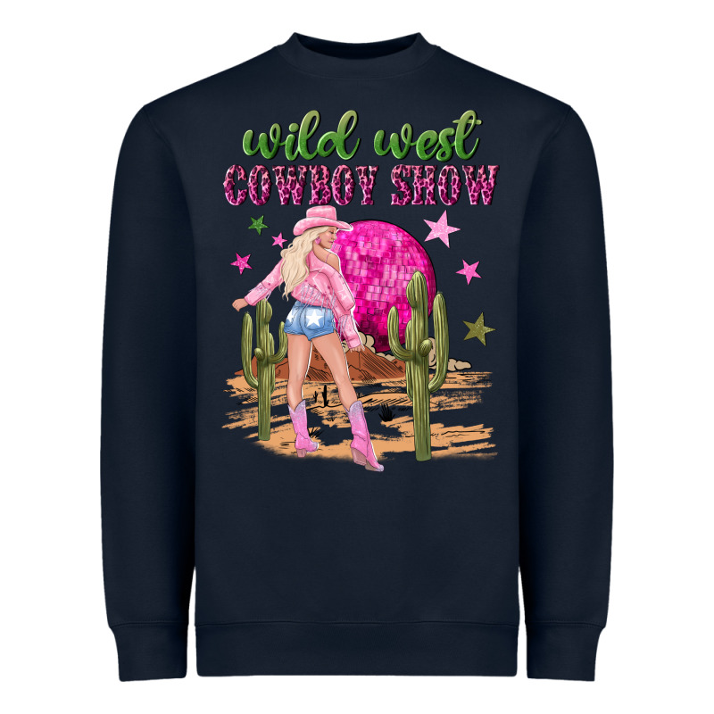Wild West Cowboy Show Heavyweight Sweatshirt by NancyCooperArtShop | Teevron