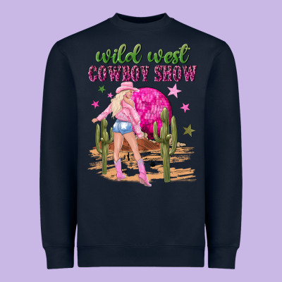 Wild West Cowboy Show Heavyweight Sweatshirt Designed By Nancycooperartshop