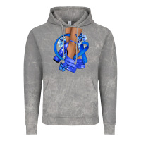 Cloud Rock colon cancer heels Vintage Hoodie - NancyCooperArtShop