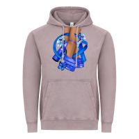 Vintage Zinc colon cancer heels Vintage Hoodie - NancyCooperArtShop