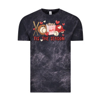 Cloud Black tis the season baseball Vintage Tee - MaliasSmallBusiness