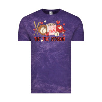 Cloud Purple tis the season baseball Vintage Tee - MaliasSmallBusiness