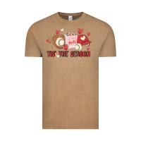 Vintage Coffee tis the season baseball Vintage Tee - MaliasSmallBusiness