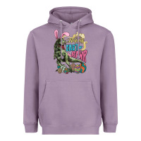 Lavender Happy Easter Day T-Rex Heavyweight Hoodie - HowdyJamesFarm