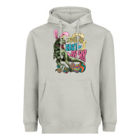 Moon Dust Happy Easter Day T-Rex Heavyweight Hoodie - HowdyJamesFarm
