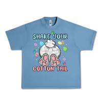 Pebble Blue shake your cotton tail Urban Heavy Tee - MaliasSmallBusiness