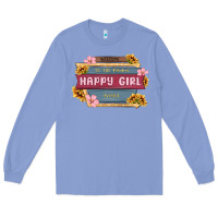 Colony Blue welcome to the fabulous happy girl avenue Long Sleeve Tee - MaliasSmallBusiness