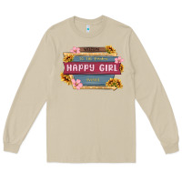Mushroom welcome to the fabulous happy girl avenue Long Sleeve Tee - MaliasSmallBusiness
