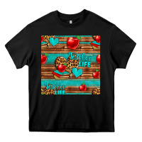 Black teacher life seamless pattern Heavy Core Tee - HRA Design Shop