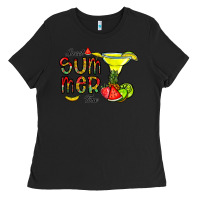 Black sweet summer time Ladies Tee - CowhideDigitalArt