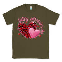 Army Green happy valentine's day hearts Classic Tee - MaliasSmallBusiness