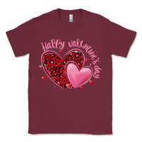 Burgundy happy valentine's day hearts Classic Tee - MaliasSmallBusiness