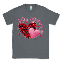 Charcoal Heather happy valentine's day hearts Classic Tee - MaliasSmallBusiness