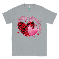 Heather Grey happy valentine's day hearts Classic Tee - MaliasSmallBusiness