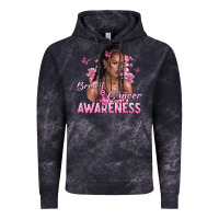 Cloud Black breast cancer awareness afro woman Vintage Hoodie - NancyCooperArtShop