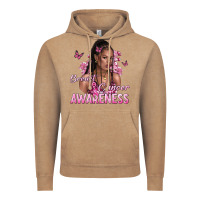 Vintage Coffee breast cancer awareness afro woman Vintage Hoodie - NancyCooperArtShop
