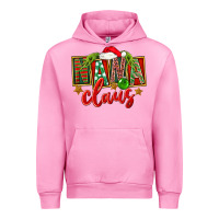 Fuchsia Pink Christmas Nana Claus Mother's Day Urban Hoodie - FaDigitalArtStudio