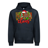 Navy Christmas Nana Claus Mother's Day Urban Hoodie - FaDigitalArtStudio