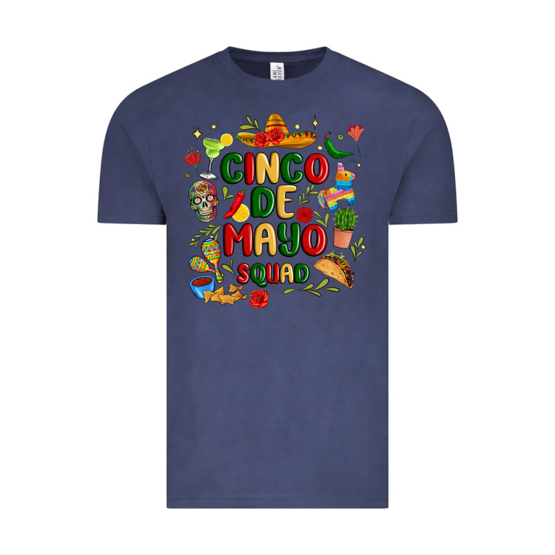 Cinco De Mayo Squad Vintage Tee by JahusDesignShop | Teevron