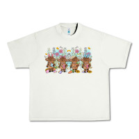 Pistachio easter day baby highland cow Urban Heavy Tee - MaliasSmallBusiness