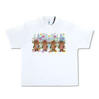 White easter day baby highland cow Urban Heavy Tee - MaliasSmallBusiness