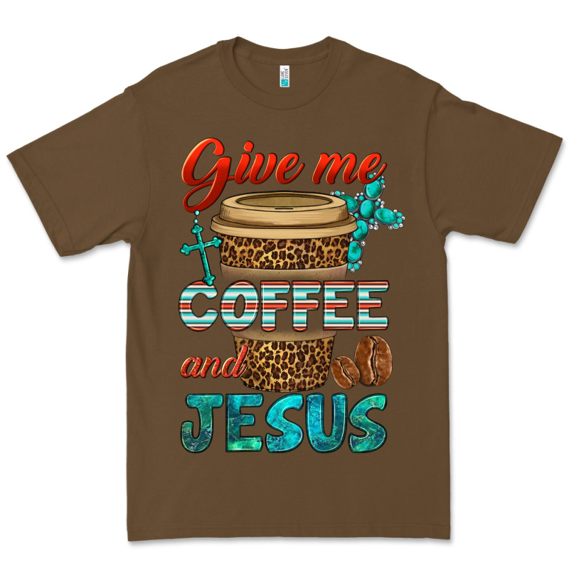 Give Me Coffee And Jesus Premium Tee by BundleAndBundleShop | Teevron
