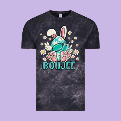Boujee  Easter  Egg Vintage Tee Designed By Maliassmallbusiness