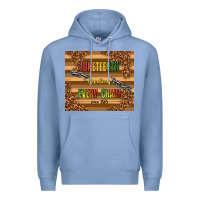 Colony Blue juneteenth breaking every chain since 1865 Premium Hoodie - TumblerDesignByShophia
