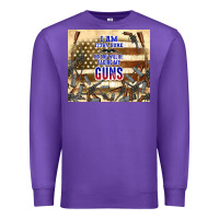 Purple no one will be taking my guns Premium Sweatshirt - TumblerDesignByShophia