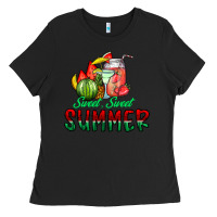 Black sweet sweet summer Ladies Tee - CowhideDigitalArt