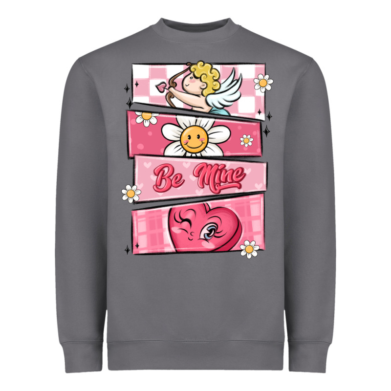 Trendy Valentines Day Retro Characters Heavyweight Sweatshirt by MaliasSmallBusiness | Teevron