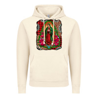 Vintage Artic our lady of guadalupe christmas Vintage Hoodie - Jasminsmagicworld