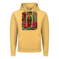 Vintage Mustard our lady of guadalupe christmas Vintage Hoodie - Jasminsmagicworld