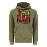 Vintage Olive our lady of guadalupe christmas Vintage Hoodie - Jasminsmagicworld