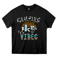 Black camping vibes Heavy Core Tee - CowhideDigitalArt