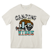 Cream camping vibes Heavy Core Tee - CowhideDigitalArt