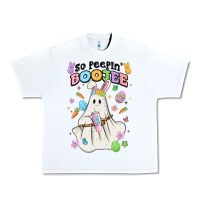 White so peepin boujee Urban Heavy Tee - MaliasSmallBusiness
