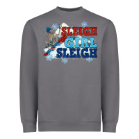 Winter Sleigh Girl Sleigh Heavyweight Sweatshirt | Teevron
