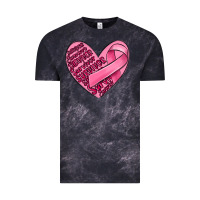 Cloud Black heart breast cancer Vintage Tee - MaliasSmallBusiness