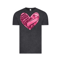 Vintage Black heart breast cancer Vintage Tee - MaliasSmallBusiness