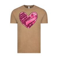 Vintage Coffee heart breast cancer Vintage Tee - MaliasSmallBusiness