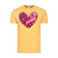 Heart Breast Cancer Vintage Tee | Teevron