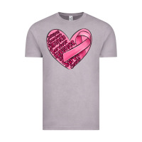 Vintage Zinc heart breast cancer Vintage Tee - MaliasSmallBusiness