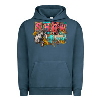 Pigment Midnight Navy Show mom horse Mother's Day Urban Hoodie - FaDigitalArtStudio
