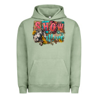 Pigment Oil Green Show mom horse Mother's Day Urban Hoodie - FaDigitalArtStudio