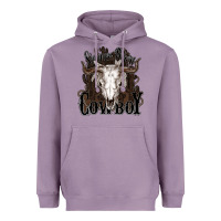 Lavender Simmer down Cowboy Heavyweight Hoodie - HowdyJamesFarm