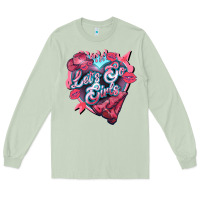 Matcha lets go girls pink Long Sleeve Tee - NancyCooperArtShop